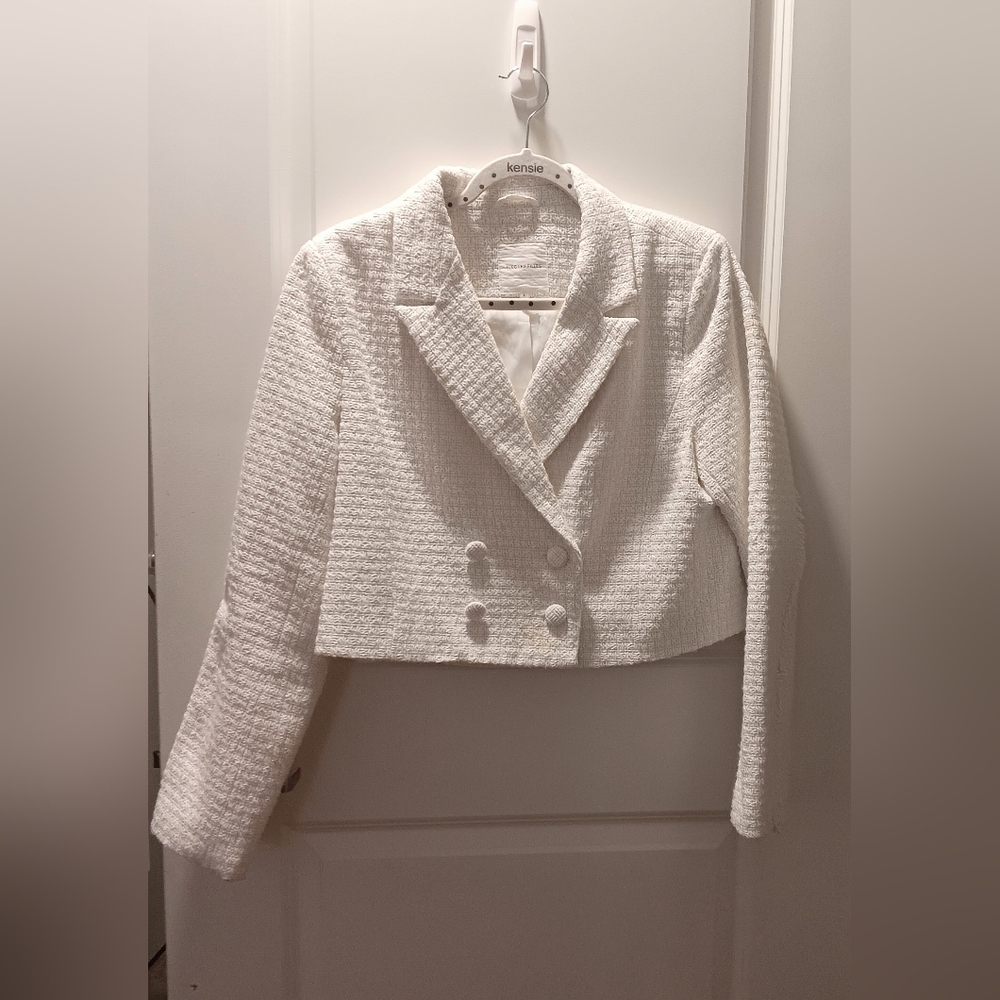 Avec Les Filles Crop Jacket